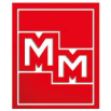 Red colour logo of Makmur food distributor pte ltd